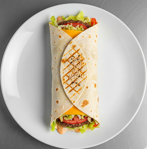 Qtr Cheeseburger Wrap 