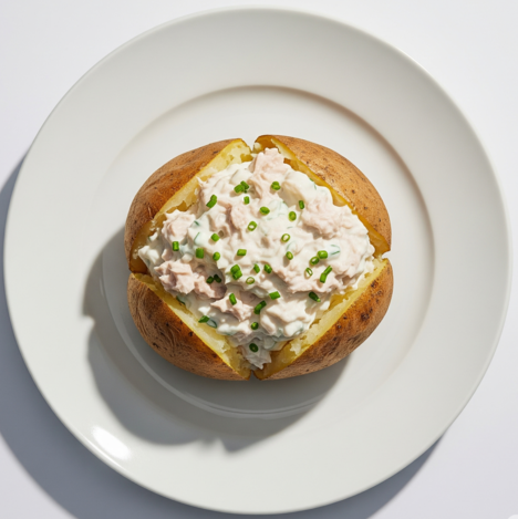Jacket Potato With Tuna 