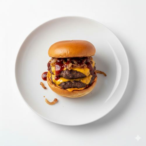 Double Bbq Smash Burger 